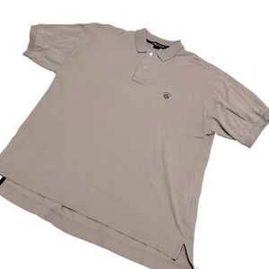 nautica beige compass polo shirt
